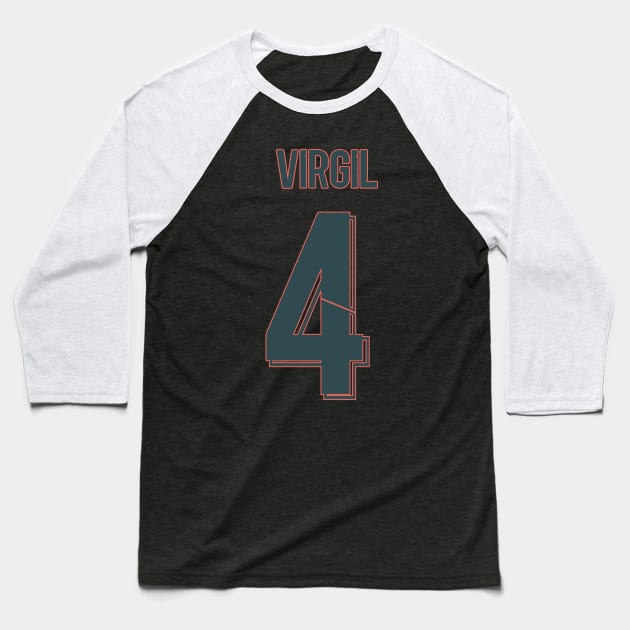 Virgil Van Dijk Liverpool jersey 21/22 Baseball T-Shirt by Alimator